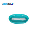 Hot selling 200ml IML plastic frozen yogurt cup with lid spoon